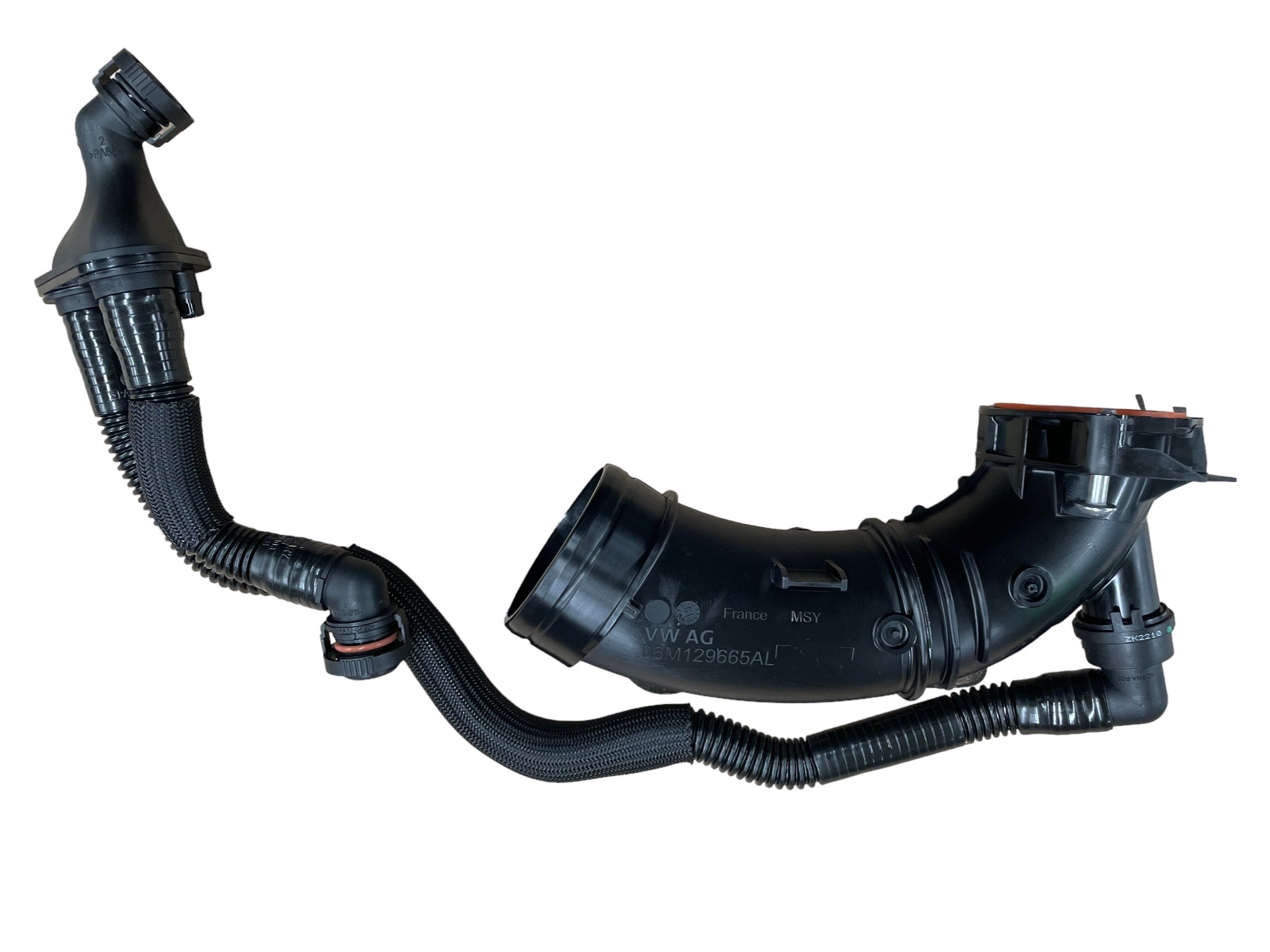 EA839 3.0T Revised Intake Manifold Breather Line Assembly S4, S5, SQ